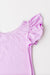 Bright Lilac S/S Flutter Sleeve Leotard-dogsvalley ®