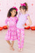 Happy Heart Day 3/4 Sleeve Pocket Twirl Dress-dogsvalley ®