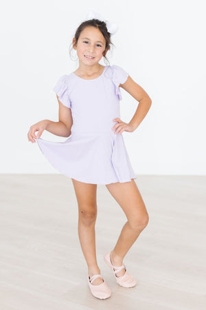 Lavender S/S Twirl Leotard-dogsvalley ®