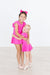 Hot Pink S/S Twirl Leotard-dogsvalley ®