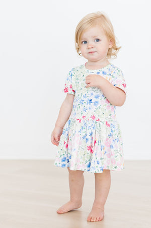 Sunshine Meadows S/S Twirl Bodysuit-dogsvalley ®