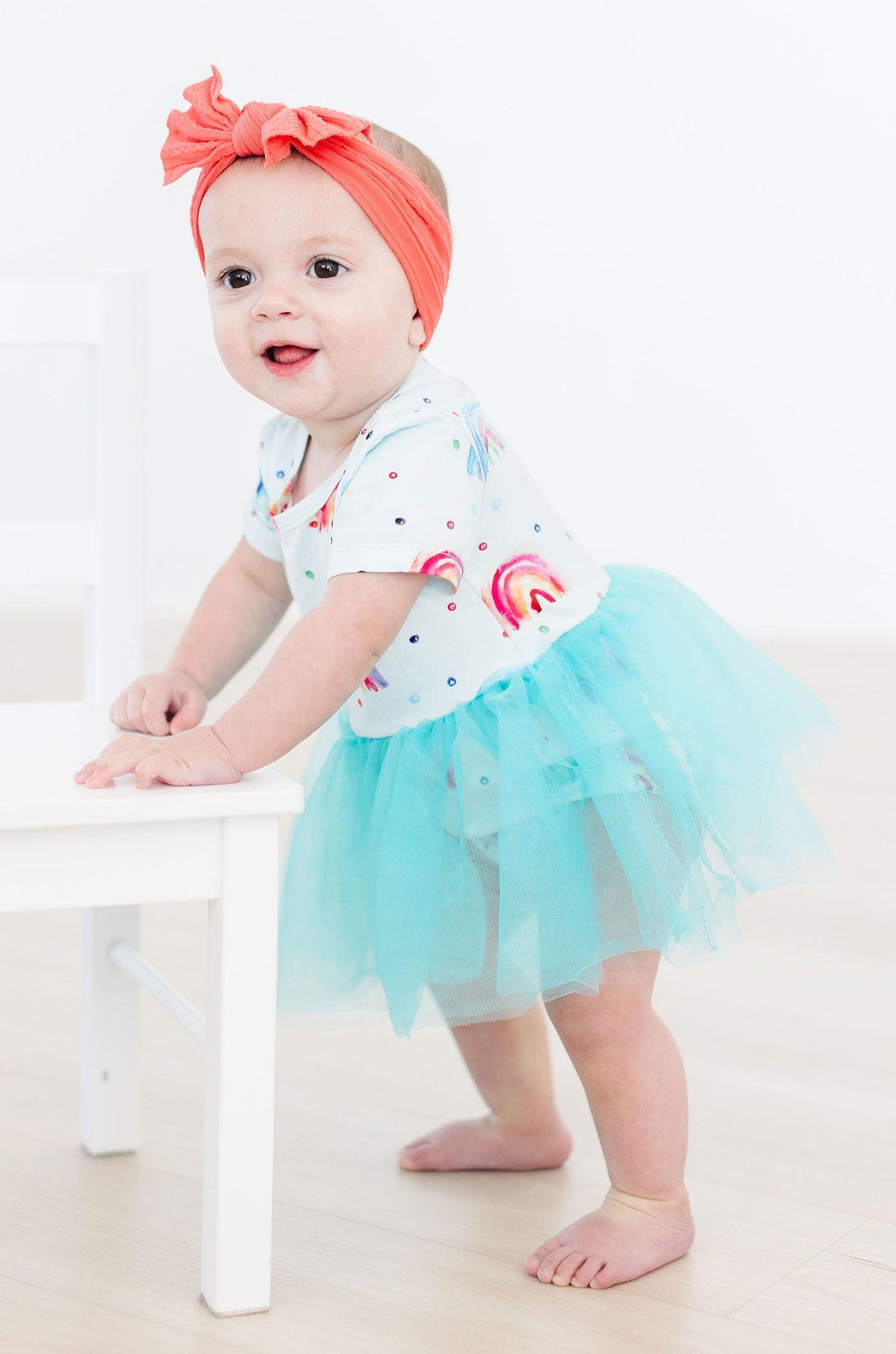 Rainbow Grooves Tutu Bodysuit-dogsvalley ®