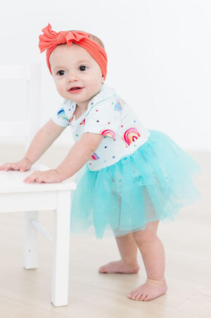 Rainbow Grooves Tutu Bodysuit-dogsvalley ®