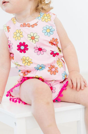 SALE Cool Vibes Pom Pom Romper-dogsvalley ®