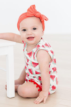 Watermelon Pom Pom Romper-dogsvalley ®