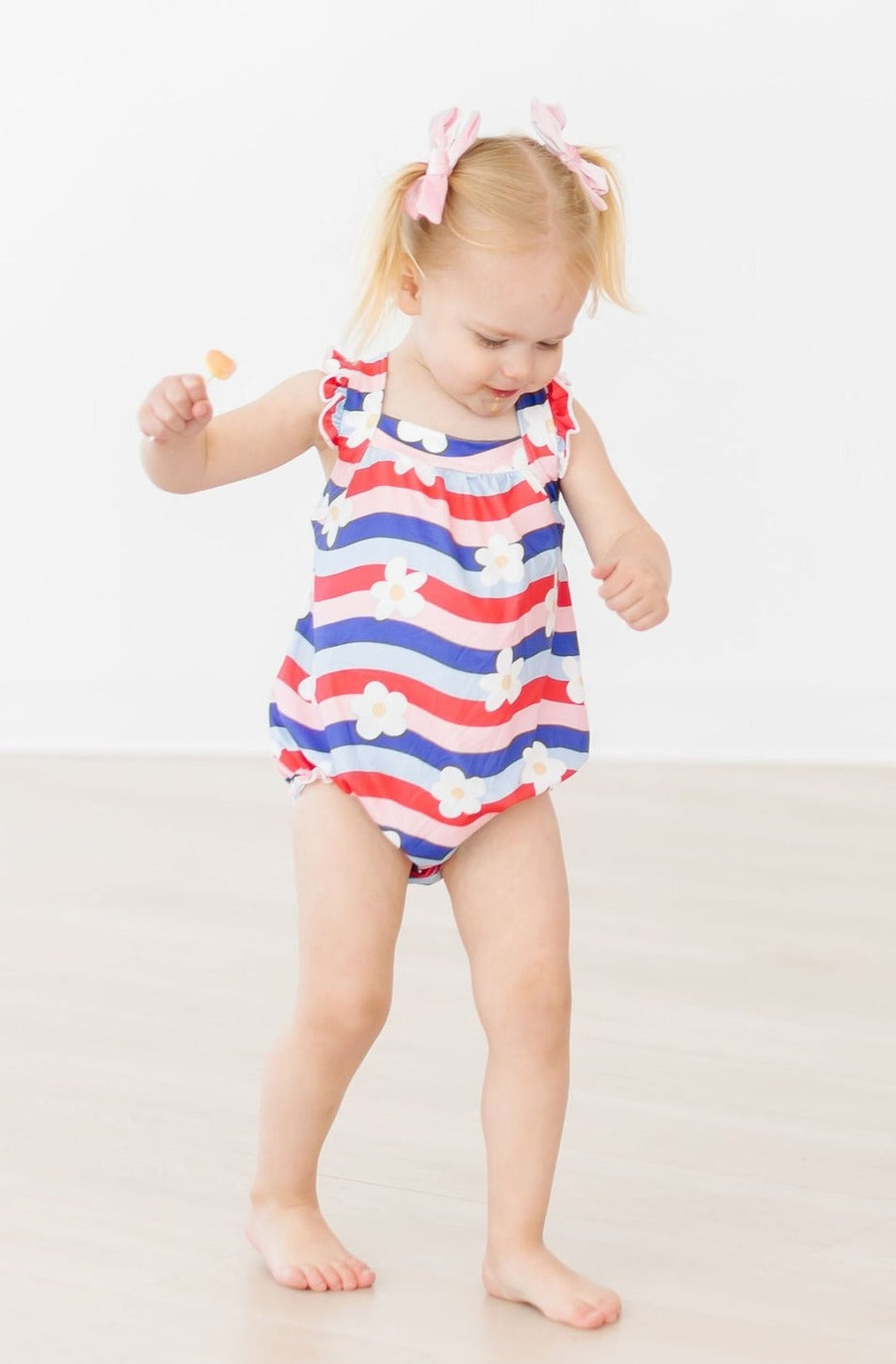 July Vibes Ruffle Cross Back Romper-dogsvalley ®