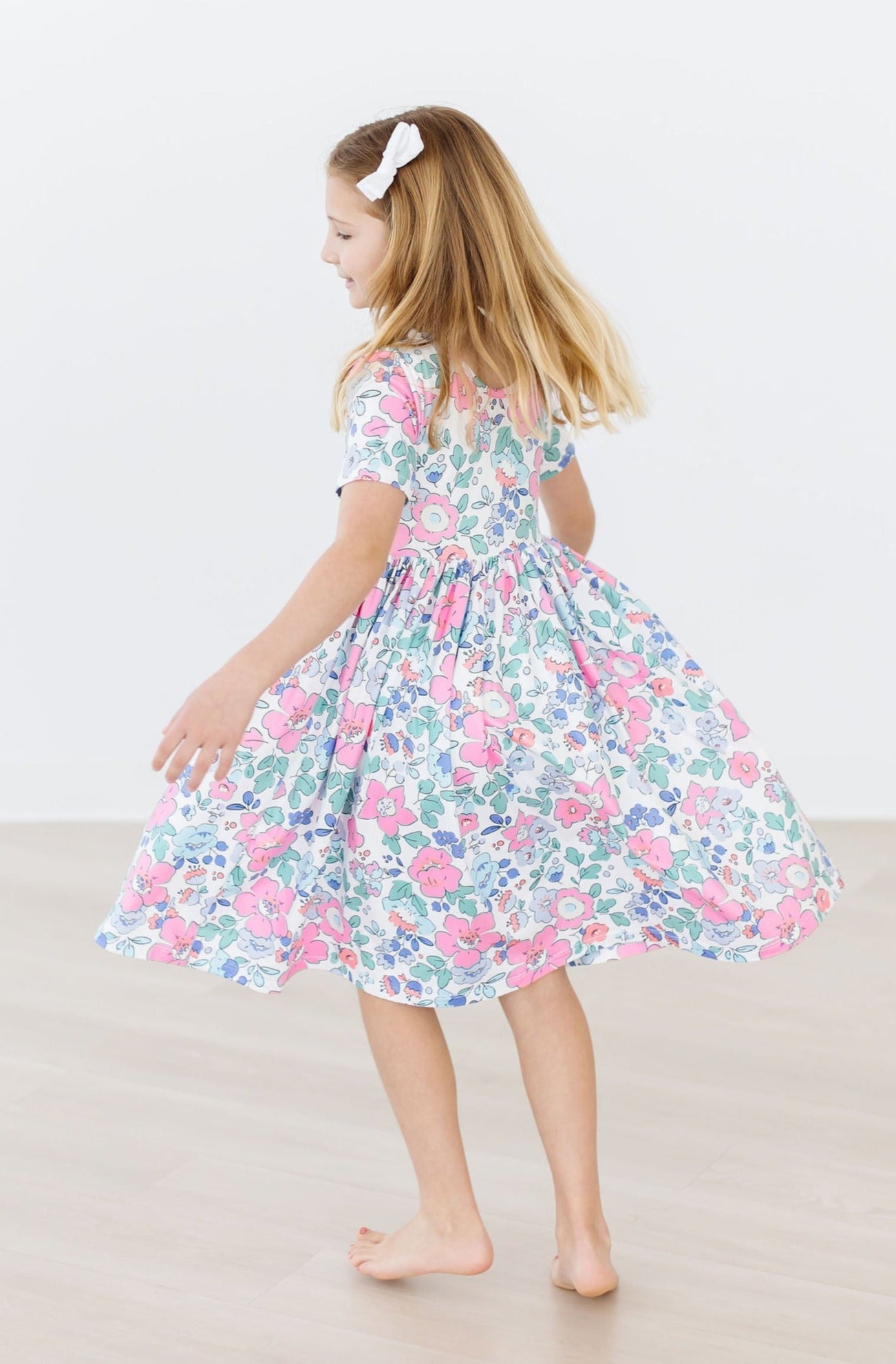 Hydrangea S/S Pocket Twirl Dress-dogsvalley ®