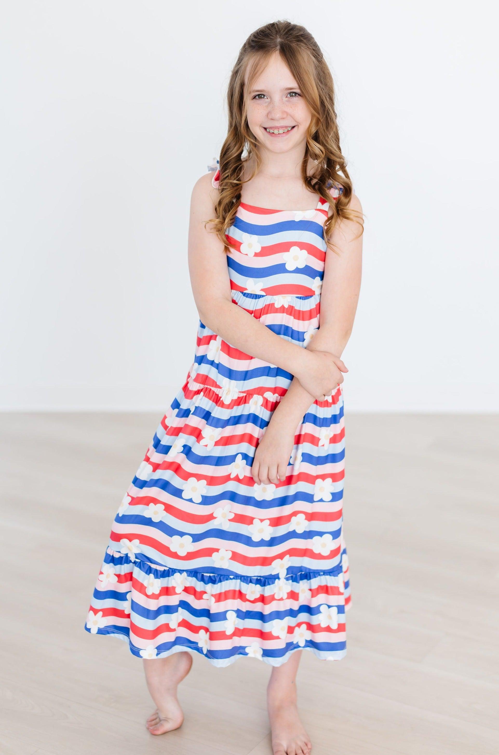 July Vibes Ruffle Maxi Dress-dogsvalley ®