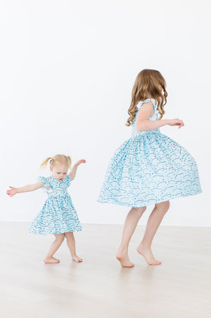 Miss Americana (Mila's Version) Flutter Sleeve Twirl Dress-dogsvalley ®