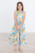 Tropical Summer Ruffle Maxi Dress-dogsvalley ®