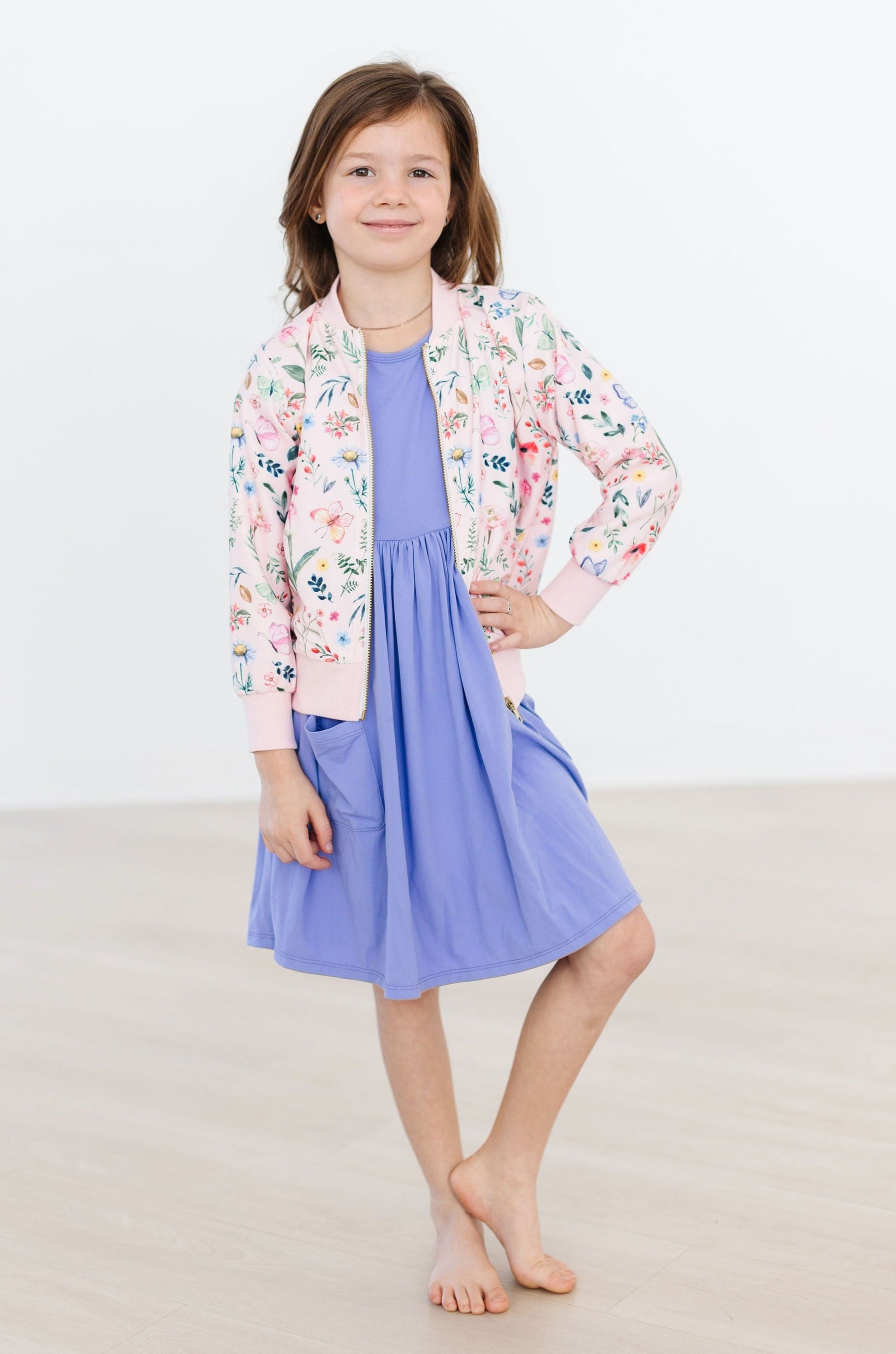 Butterfly Meadows Satin Jacket-dogsvalley ®