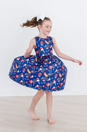 You Look Like the 4th of July Tank Twirl Dress-dogsvalley ®