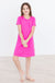 Hot Pink T-Shirt Dress-dogsvalley ®