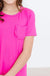 Hot Pink T-Shirt Dress-dogsvalley ®