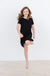 Black T-Shirt Dress-dogsvalley ®