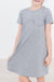 SALE Heather Gray T-Shirt Dress-dogsvalley ®