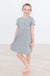 SALE Heather Gray T-Shirt Dress-dogsvalley ®