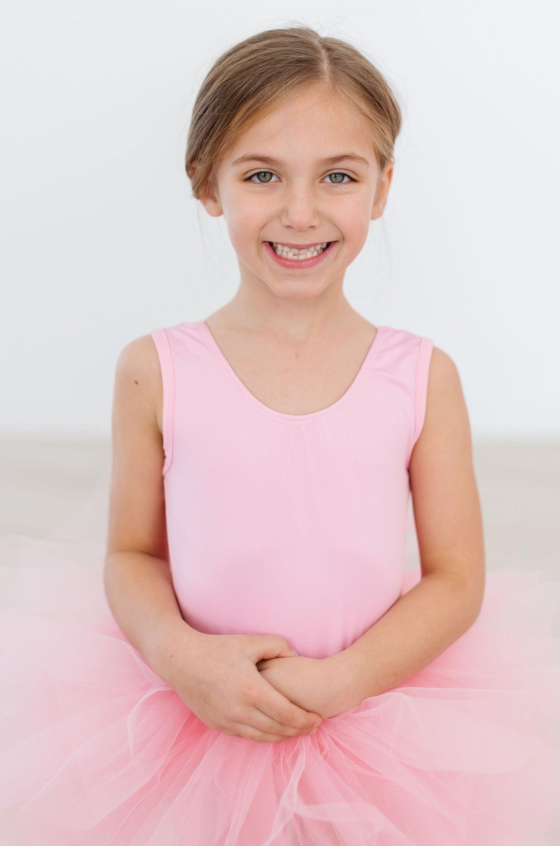 Bubblegum Pink Tank Tutu Leotard-dogsvalley ®