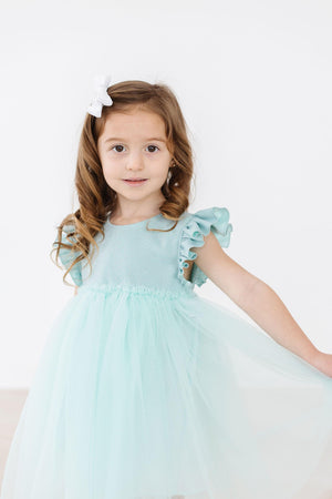 Sage Shimmer Tutu Dress-dogsvalley ®