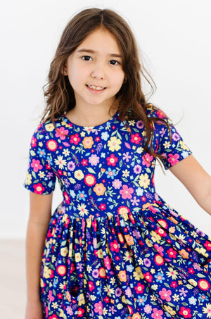 Pick a Posy S/S Pocket Twirl Dress-dogsvalley ®