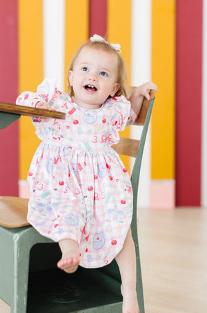 School Days 3/4 Ruffle Twirl Dress-dogsvalley ®