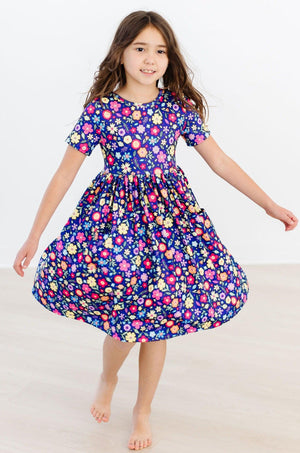 Pick a Posy S/S Pocket Twirl Dress-dogsvalley ®