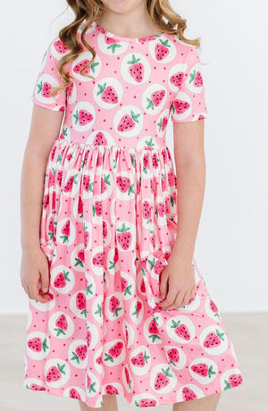 Strawberry Fields S/S Pocket Twirl Dress-dogsvalley ®