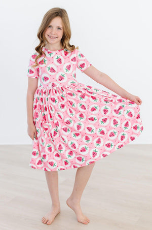 Strawberry Fields S/S Pocket Twirl Dress-dogsvalley ®