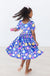 Floral Frenzy S/S Pocket Twirl Dress-dogsvalley ®