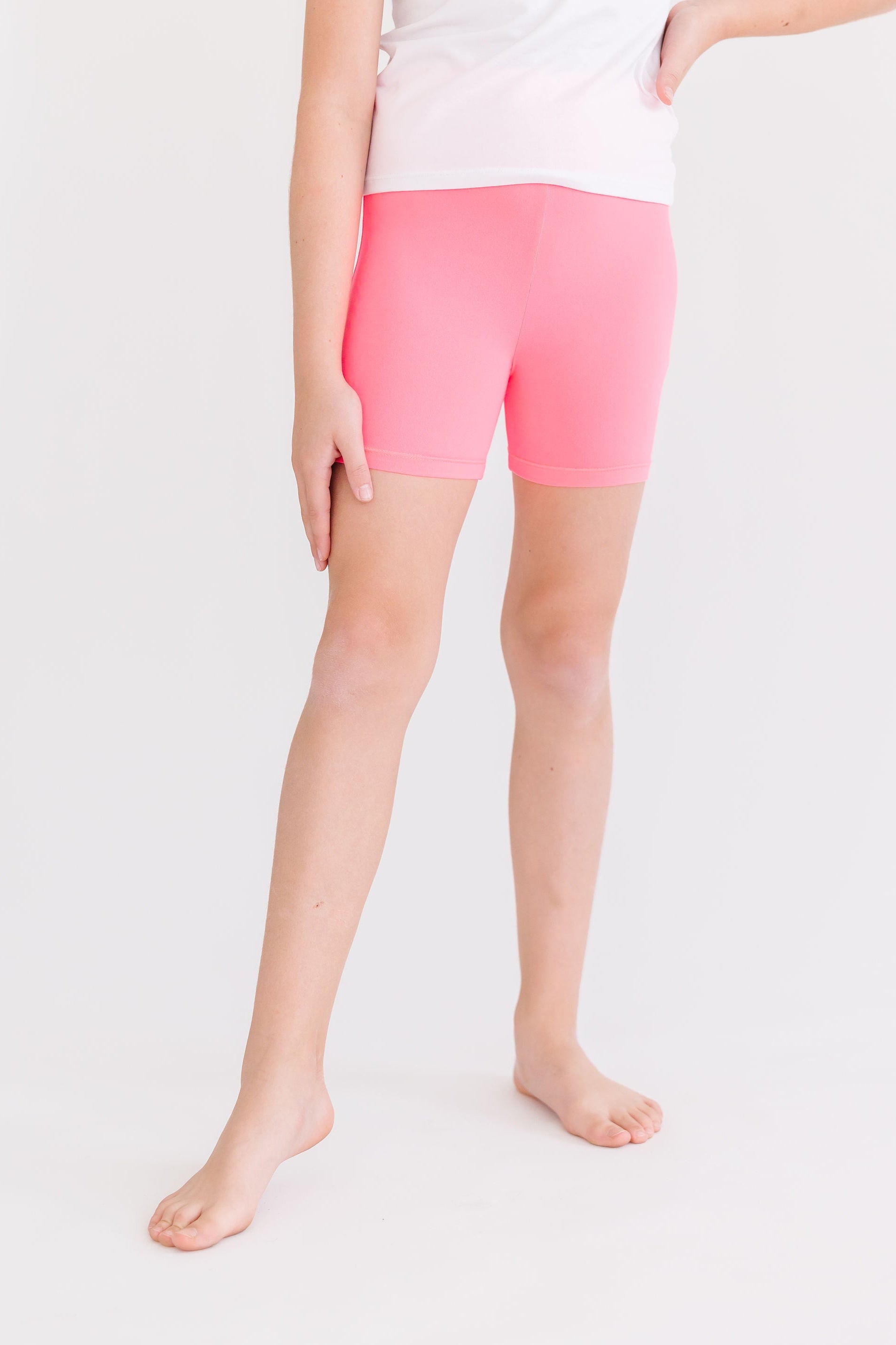 Neon Pink Twirl Shorts-dogsvalley ®