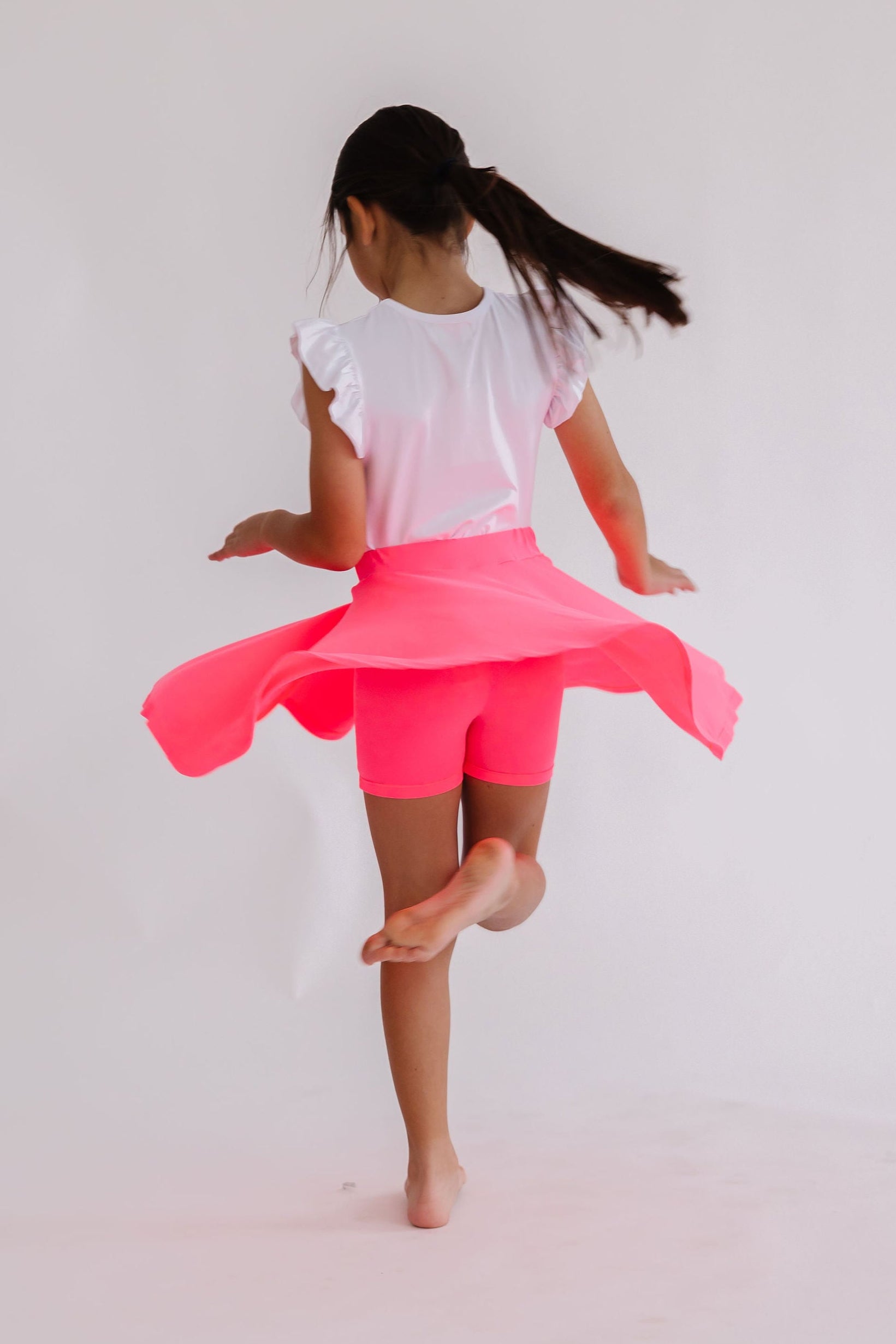 Neon Pink Twirl Skort-dogsvalley ®