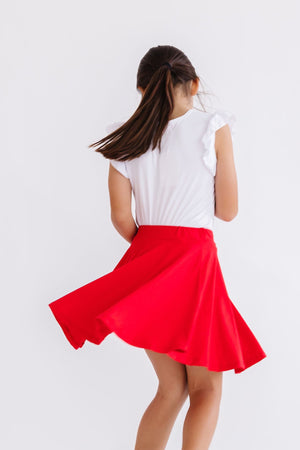 Red Twirl Skort-dogsvalley ®