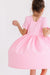 Bubblegum Pink S/S Pocket Twirl Dress-dogsvalley ®