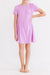 Bright Lilac T-Shirt Dress-dogsvalley ®