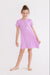 Bright Lilac T-Shirt Dress-dogsvalley ®