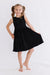 Black Tank Pocket Twirl Dress-dogsvalley ®