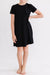 Black T-Shirt Dress-dogsvalley ®