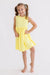 Yellow Tank Pocket Twirl Dress-dogsvalley ®