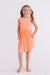 Neon Coral Tank Pocket Twirl Dress-dogsvalley ®