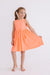 Neon Coral Tank Pocket Twirl Dress-dogsvalley ®