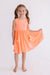 Neon Coral Tank Pocket Twirl Dress-dogsvalley ®