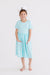 Aqua S/S Pocket Twirl Dress-dogsvalley ®