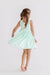 Pastel Green Tank Pocket Twirl Dress-dogsvalley ®