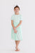 Pastel Green S/S Pocket Twirl Dress-dogsvalley ®