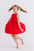 Red Tank Pocket Twirl Dress-dogsvalley ®