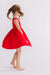 Red Tank Pocket Twirl Dress-dogsvalley ®