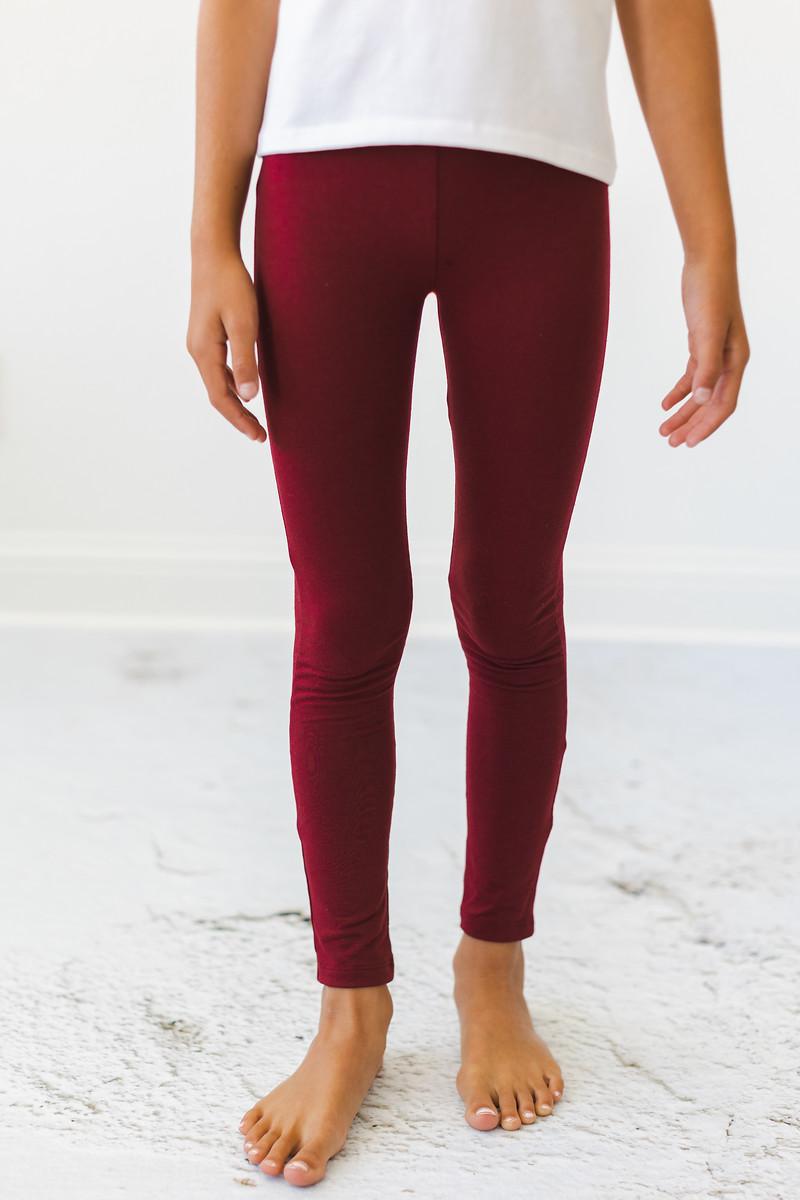 Burgundy Leggings-dogsvalley ®