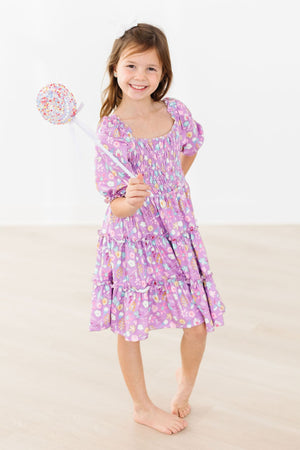 Playful Posy Smocked Ruffle Dress-dogsvalley ®