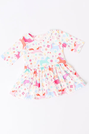 Unicorn Wish Twirl Bodysuit-dogsvalley ®