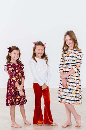 Pumpkins & Peonies Twirl Dress-dogsvalley ®